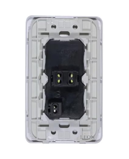 Contacto Doble C/placa Blanco (pack C/10 Pzas)