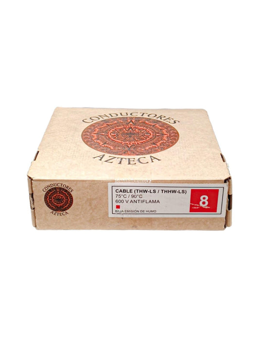 Cable Thw Azteca Cal 08 (100% Cobre) ROJO