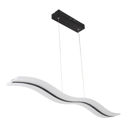 Candil De Led Colgante Modernista Negro (dimeable 3000°k-6000°k)
