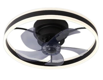 LAMPARA DE LED CON VENTILADOR NEGRO 150W