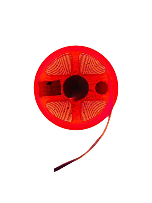 Tira Led Cob 5 Mts 12v Rojo