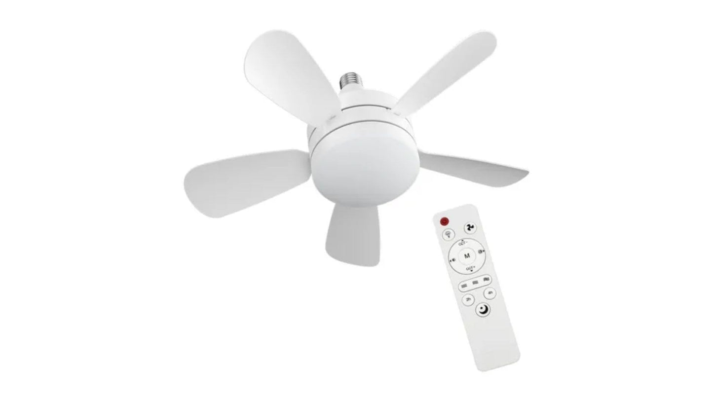 Lampara Ventilador De Techo 75w P/Socket