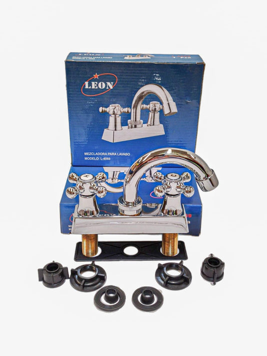 Mezcladora Para Lavabo Maneral Cruzeta L-4069