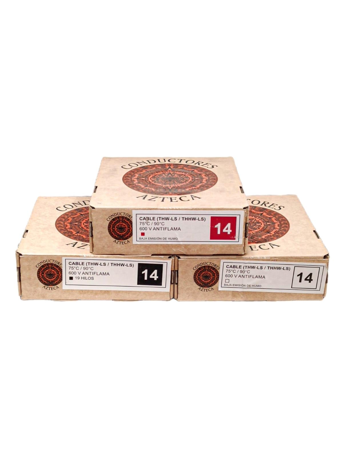 Genérico Cable Thw Azteca Cal 14 (100% Cobre) ROJO