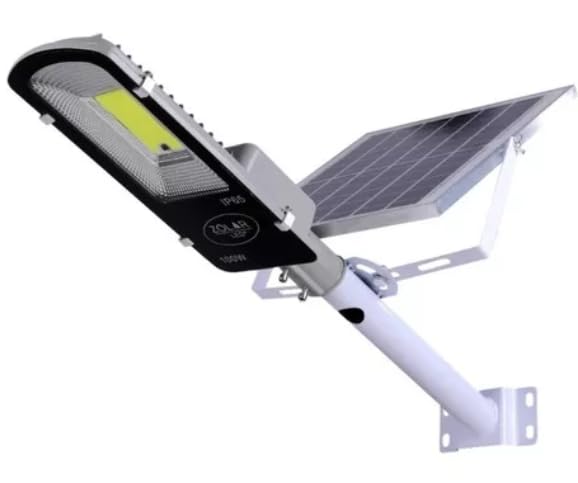 Lampara De Led Suburbana Solar 100w Cob (alumbrado Publico)