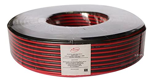 Cable Para Bocina Bicolor Cal 22 C/100 Mts Leon